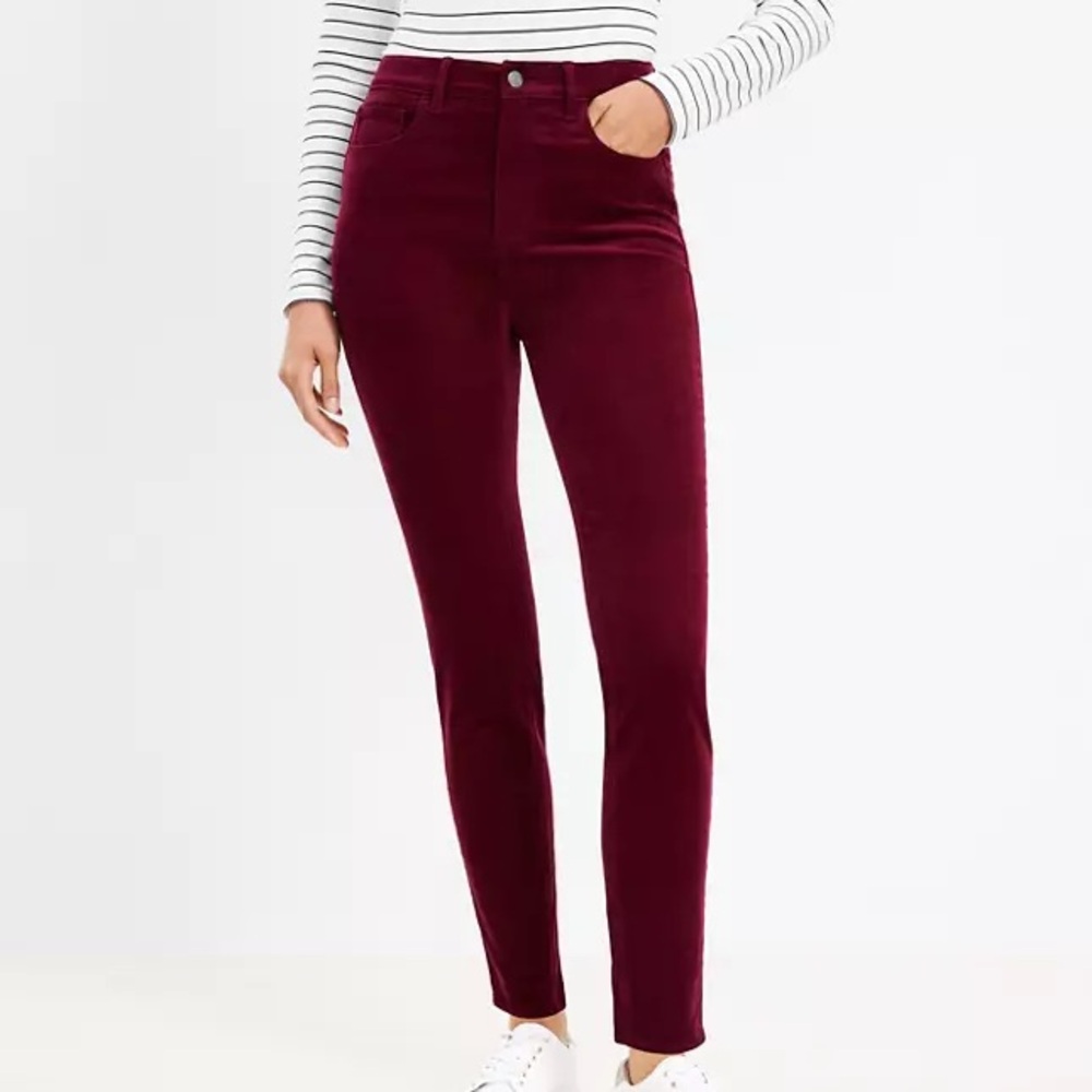 LOFT Modern Skinny corduroy pants 6 petite